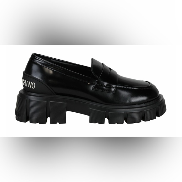Moschino Shoes - Moschino Black Chunky Loafers